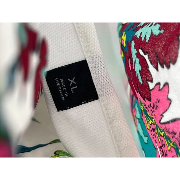 Liz Claiborne Career Long Sleeve Floral Print Hidden Button Front Top Blouse XL - Picture 11 of 16